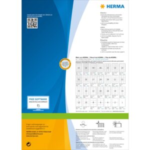 4628 Etiketten Premium A4, weiß 210x148 mm Papier matt 400 St.