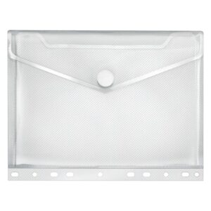 Dokumentenhülle Serie Crystal - transparent, für A5, EURO-Lochung, Streifenoptik