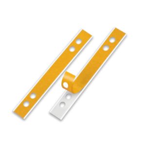 Lochverstärker VELOFIX® - 15 x 105 mm, selbstklebend, weiß, 50 Stück