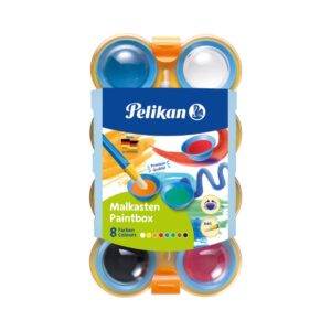 Deckfarbkasten mini-friends® 755/8, mit 8 Farben + Pinsel