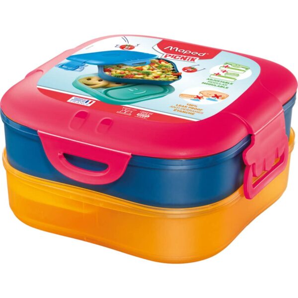 Brotbox Kids CONCEPT Lunch - 1400 ml, pink