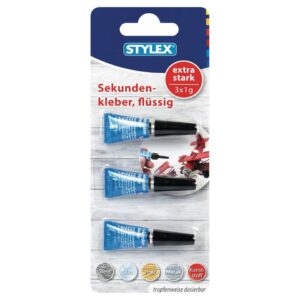 Sekundenkleber - 3x 1 g, extra stark