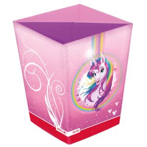 Papierkorb Einhornportrait - 10 L, getrennt Müllfächer