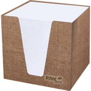 Notizklotz Eco - 92 x 92 x 92 mm, 900 Blatt weiß