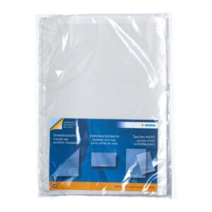 Einstecktasche selbstklebend, A4, 10 Stück, transparent
