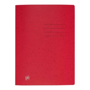 Schnellhefter TOP FILE+ - A4, Karton 390g/qm, kfm. und Amtsheftung, dunkelrot