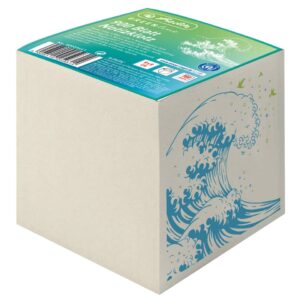 Notizklotz - geleimt, grau, ca. 900 Blatt