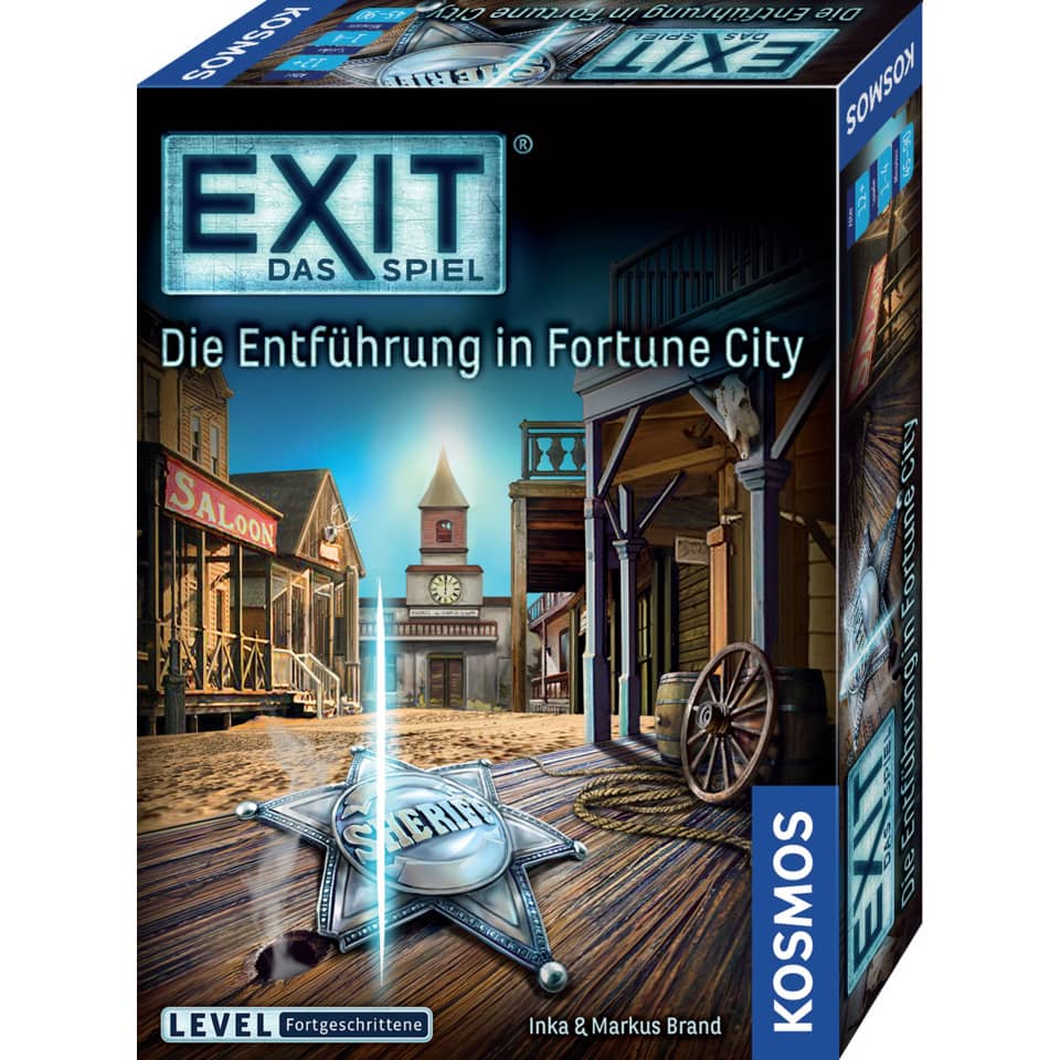 Familienspiel EXIT Das Spiel - Die Entführung in Fortune City