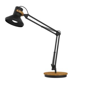 LED Tischleuchte Bamboo Baya - schwarz/bambus