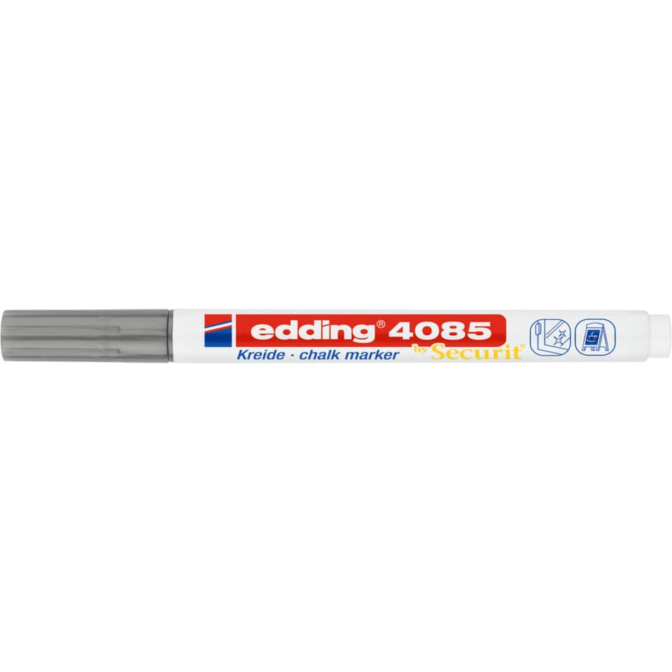4085 Kreidemarker - 1 - 2 mm, silber