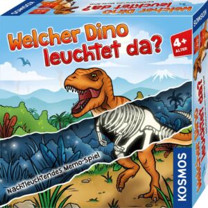 Memo-Spiel - Welcher Dino leuchtet da ?