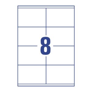 3426 Universal-Etiketten ultragrip - 105 x 70 mm, weiß, 800 Etiketten, permanent
