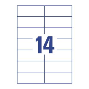 3653 Universal-Etiketten ultragrip - 105 x 42,3 mm, weiß, 1.400 Etiketten, permanent