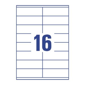 3423 Universal-Etiketten ultragrip - 105 x 35 mm, weiß, 1.600 Etiketten, permanent