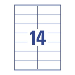 3477 Universal-Etiketten ultragrip - 105 x 41 mm, weiß, 1.400 Etiketten, permanent