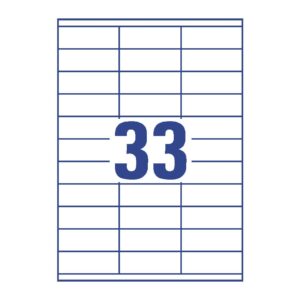 3421 Universal-Etiketten ultragrip - 70 x 25,4 mm, weiß, 3.300 Etiketten, permanent