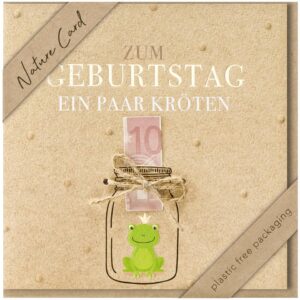 Glückwunschkarte Geldgeschenk Nature Card - inkl. Umschlag