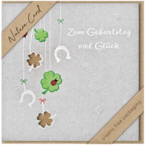Geburtstagskarte Nature Card - inkl. Umschlag