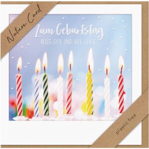 Geburtstagskarte Nature Card - inkl. Umschlag