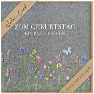 Geburtstagskarte Nature Card - inkl. Umschlag