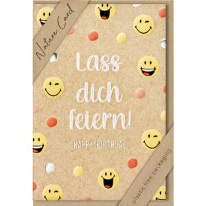 Geburtstagskarte Nature Card - inkl. Umschlag