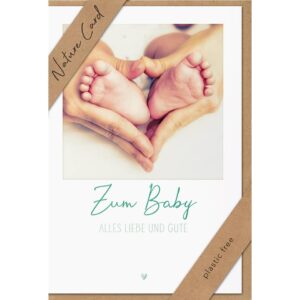 Freudiges Ereignis nature Card - inkl. Umschlag