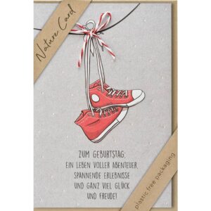 Geburtstagskarte Nature Card - inkl. Umschlag