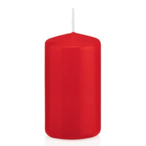 Stumpenkerze - 120 x 60 mm, rot