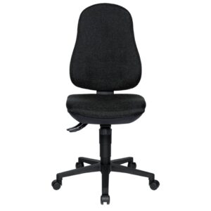 Drehstuhl Support SY - anthrazit, ohne Armlehnen, weiche Rollen