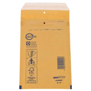 Luftpolstertaschen Nr. 2 - 120x215 mm, braun, 200 Stück