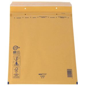 Luftpolstertaschen Nr. 8, 270x360 mm, braun, 10 Stück
