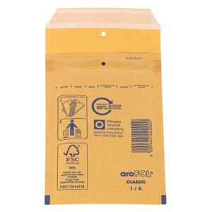 Luftpolstertaschen Nr. 1, 100x165 mm, braun, 10 Stück