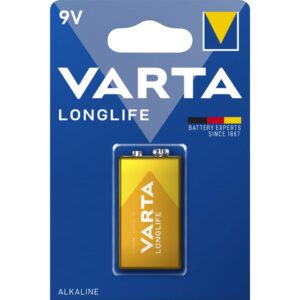 Batterie Alkali-Mangan Longlife 9V, 6LR61/E-Block, 1 Stück