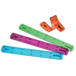 Lineal Flexi - 30 cm, transparent sortiert