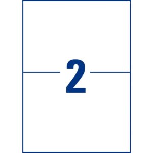 L4717-20 Folienetiketten - 210 x 148 mm, weiß, 40 Etiketten, permanent, wetterfest