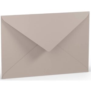 Briefhülle Paperado - C5, 100 g/qm, taupe gerippt, Seidenfutter