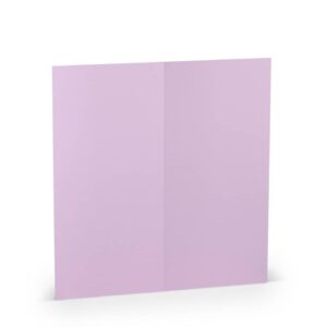 Briefkarte Paperado - DL, 220 g/qm, doppelt, hoch, planliegend, orchidee gerippt