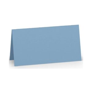 Tischkarte Paperado - 10 x 10 cm, 220 g/qm, dunkelblau gerippt