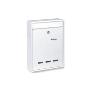 Briefkasten Pocket - 215 x 315 x 75 mm, weiß, Stahl