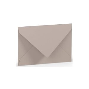 Briefhülle Paperado - C7, 100 g/qm, taupe gerippt, Seidenfutter