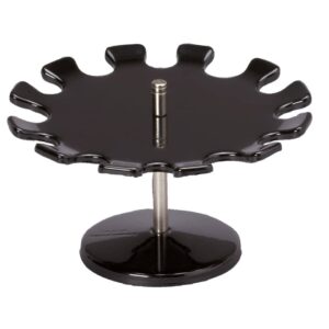 Stempelträger - drehbar, 160 x 100 x 160 mm, schwarz, für 12 Stempel
