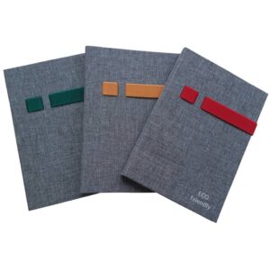 Notizbuch mit Handy-/Stiftehalter, A5, sortiert