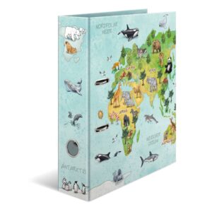 19274 Motivordner Weltkarte - A4, 70 mm