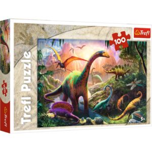 Puzzle Dinosaurier Land - 100 Teile