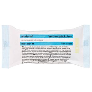 aluderm® Verbandpäckchen DIN 13151-M - mittel, 4m x 8cm