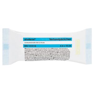 aluderm® Verbandpäckchen DIN 13151-G - groß, 4m x 10cm