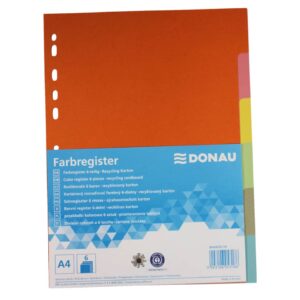 Farbregister 6-teilig A4