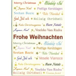 Weihnachtskarte - inkl. Umschlag