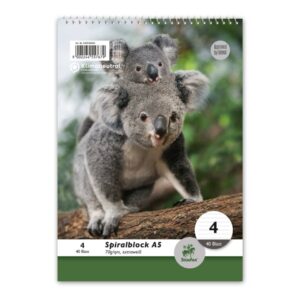 Spiralblock LIN4 A5 40 Blatt 70g/qm 9mm liniert