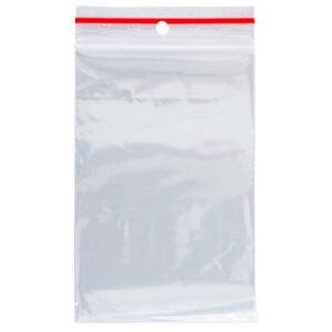 Druckbandbeutel - 80x120mm, transparent, 100 Stück